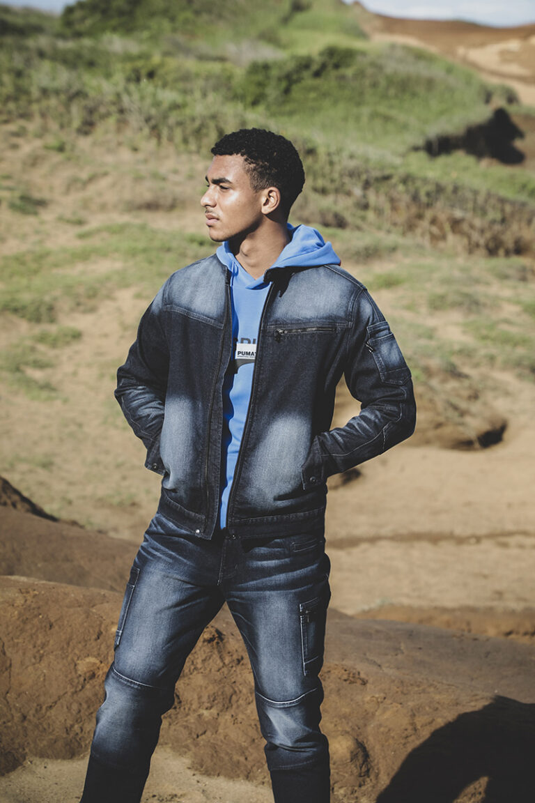 0079 コーデュラデニムライダースジャケット | Scot.Inc